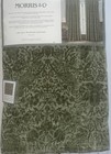 2 William Morris   Co Window Curtain Panels Strawberry Thief Sage Green 38 X 84   