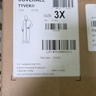 Dupont Tyvek 400 Protective Coverall Zip Elastic Wrists White 3x