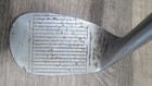 Antique Vintage Spalding Accurate Hickory Wood Shaft Golf Club Niblick D-1 Sw 