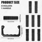 9 Pcs Texture Rollers Set  Clay Texture Roller With Handle  Pottery Tools For   