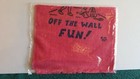Racquetball Towel Off The Wall Fun Novelty Usa Sealed New Red Nos Vintage