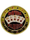 Royal Flush Poker Card Weight Guard Protector Metal Coin  case  pouch Usa Seller