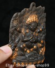 3  Old Tibet Bronze Buddhism 6 Arms Mahakala Buddha Amulet Pendants