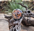 Handmade Contemporary Art Glass Marble By Mad Man Marbles   signed  big  