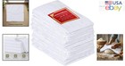 White Flour Sack Towels  12 Pack - 28 X 28 Inch  100  Cotton Tea Towels For C   