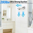 2 Pack Suction Cup Grab Bars For Shower Handle Heavy Duty Safety Grip Removable