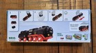 Brio World Battery-operated Steam Train Engine And Car Set  33884 New In Box Wow