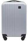 Travelers Club Cosmo Hardside Spinner Luggage  Silver  Carry-on 20-inch 