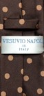 Vesuvio Napoli Necktie Skinny Polka Dot Design Colors 2 5  Men s Narrow Neck Tie