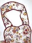Vintage Full Bib Apron  Ruffles  Pennsylvania Dutch
