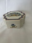 Roma Al Fresco For Elizabeth Arden Trinket Box  Made In Japan