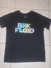 Pink Floyd Rainbow Gradient Logo Black T-shirt Size L g Official Band Merch  New