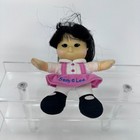 Fisher Price Little People Sonya Lee Plush Stuffed Doll Asian Girl Pink Cute 4 