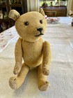 Antique Teddy Bear Glass Eyes Straw Stuffed  Humped Back 11   