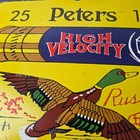 Vintage Peters Ammunition Sign - Firearm Rifles Shotgun Shell Gas Porcelain Sign