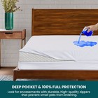 Zippered Mattress Encasement Waterproof Bed Bug Mattress Protector Cover Pad