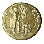 Vespasian  Judaea Capta Hand-struck    Sestertius Roman Empire 71 Ad Bronze Coin