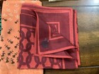 Vtg Lot Of 12 Scarves Various Shapes Made In Italy Japan Nylon  Silk   Polyester
