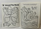 1989 Vintagw Crayola Coloring   Activity Book Holiday Fun