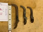 Antique Iron Thumb Door Latch 1800 s Victorian Fancy Gate Lever Deco Hardware  2