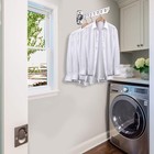 Wall Mounted Clothes Drying Rack 2 Pack  Laundry Hanger Dryer Rack Stainless    