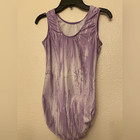 Gk Elite Gymnastics Competition Leotard Sleeveless Lavender Ma-medium Adult