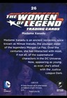 Madame Xanadu From The Women Of Legend  2013  Cryptozoic  Dc Comics Card  26