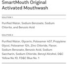 Smartmouth Activated Mouthwash  Fresh Mint  24-hour Breath Relief  16 Fl Oz