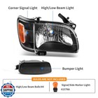 Dwvo Headlight Assembly Compatible With 2001 2002 2003 2004 Tacoma Black Hous
