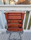 Ant 1915 Miniature Chest Of Drawers Jewelry Box Spool Cabinet Doll Wardrobe