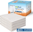 Diaper Pail Refills Compatible With Dekor Plus Diaper Pail 4 Refill Bags Holds 2