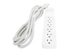 Belkin Be106000-10 10 Feet 6 Outlets 720 Joules Home  Office Surge Protector