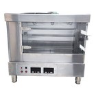 2-roll Electric Commercial Vertical Automatic Chicken Rotisserie Oven 220v 6kw