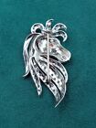 Equestrian Sterling Silver Horse Pin With Jewel Accents   Eye  1 75  X 1 