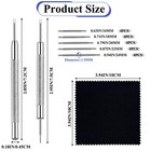 Watch Band Pins Kit  Heavy Duty Watch Bands Spring Bars Pins Replacement  Stainl