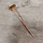 Perfection 500 Oil Heater Burner - Wick Raiser Knob - No Gears - Brass
