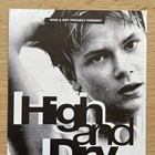 High And Dry Rave Flyer 1993 River Phoenix Tribute Darren Emerson Cafe De Paris