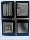 Vintage Edmund Scientific Moire Pattern Transparencies Magazine Art Set 11-14