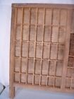 Antique Hamilton Mfg  Co  Wood Printers Drawer Letterpress Type Tray Shadow Box
