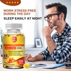 Organic Ashwagandha Capsules 5000mg 2  120 Capsules With Black Pepper Root Powder