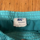 Vintage 90s Nike Nylon Running Shorts Green White Made In Spain Men   s L