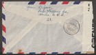 Jn Curacao 1942 Wwii Censored Cover Used To England