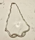 Vintage Signedmexico 925 Sterling Silver Link  18    Necklace 29 Grams