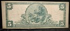 1902 Series  5 National Bank Note - Blue Seal  Chtr  2166  Second National Bank