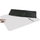 Artistic Krystal View Anti-slip Plastic Desk Pad 20  X 36  Clear 4 carton