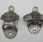 Rare Vintage 2 Harley Davidson Starr Bottle Opener Wall Mounted Man Cave 4 