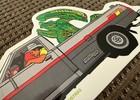 Tyler Stout  illegal Alien  Xenomorph Sticker