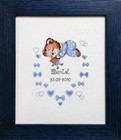 Riolis Counted Cross Stitch Kit Boys Birth Announcement R1124