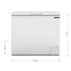 Frigidaire 7 0 Cu  Ft  Chest Freezer  Efrf7003  White