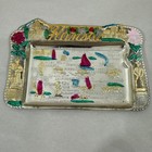 Vintage Kansas State Change Tray Tin Metal Souvenir Ashtray Trinket Dish